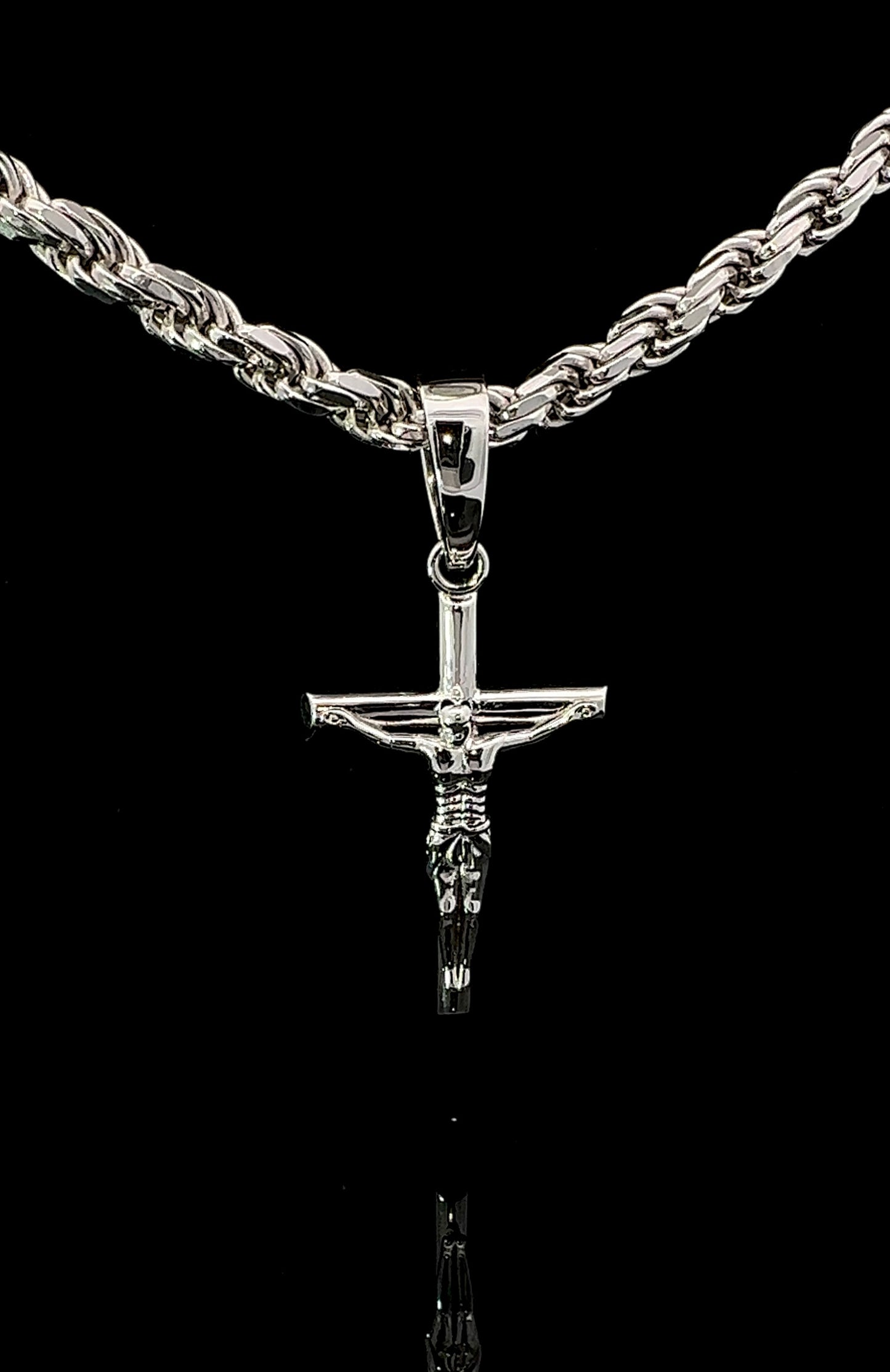 Silver Crucifix Pendant