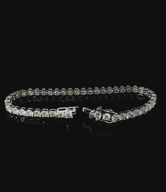 Moissanite 4mm Tennis Bracelet